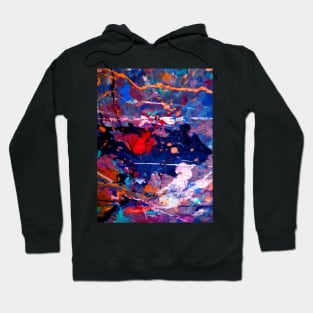 Perception in Blue by Adelaide Artist Avril Thomas Hoodie